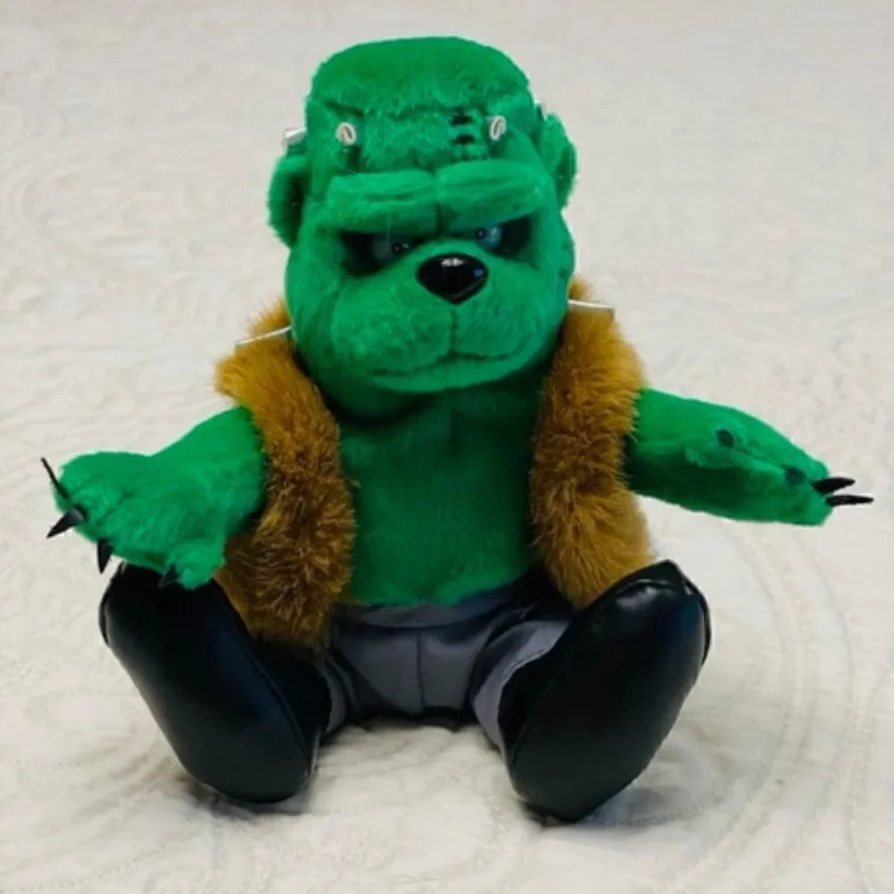 NWT Frankenbear Meanies Grisly Grizzlies Halloween '99 ~ Numbered #3205 of 10000